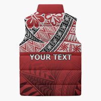 Malo e lelei Tonga Sleeveless Puffer Jacket Ngatu Tokelau Feletoa Fata Traditional Polynesian Pattern LT9 - Polynesian Pride