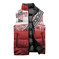 Malo e lelei Tonga Sleeveless Puffer Jacket Ngatu Tokelau Feletoa Fata Traditional Polynesian Pattern LT9 - Polynesian Pride
