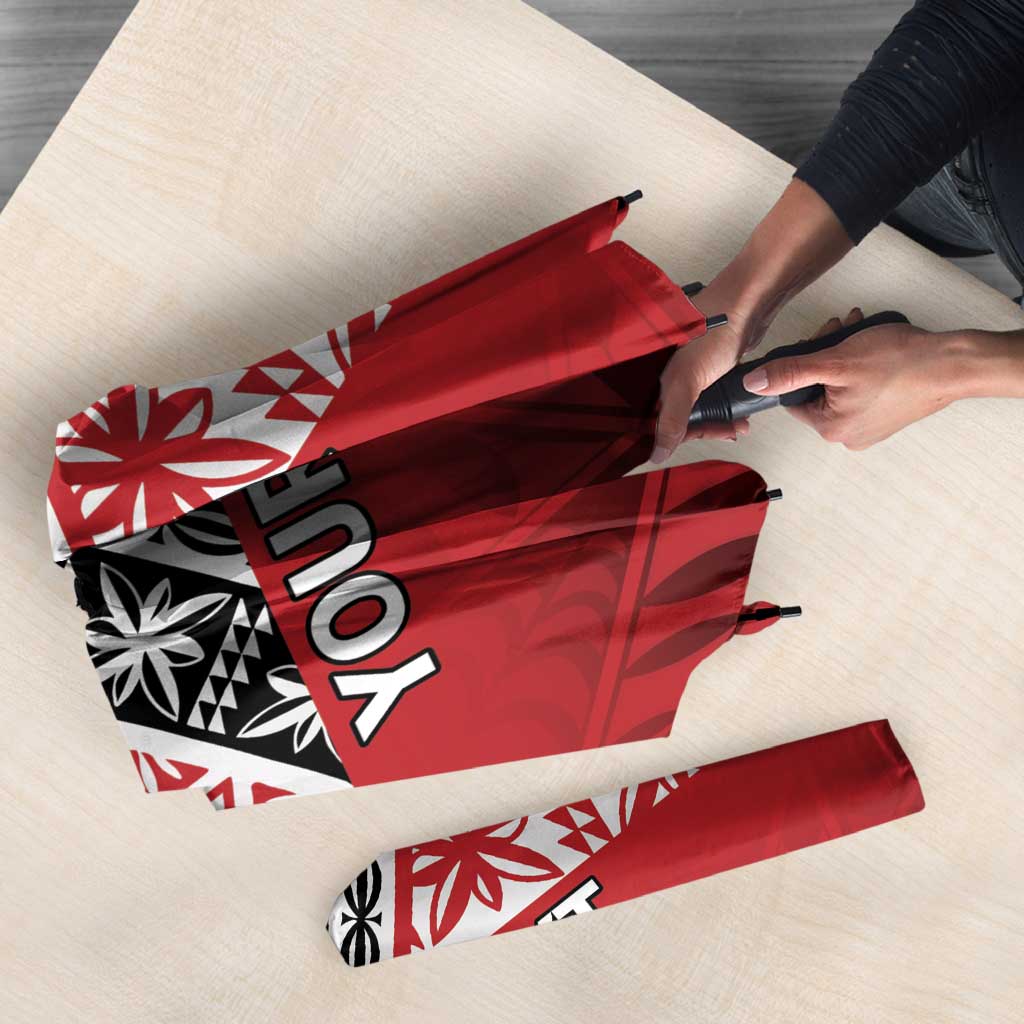 Malo e lelei Tonga Umbrella Ngatu Tokelau Feletoa Fata Traditional Polynesian Pattern LT9 - Polynesian Pride