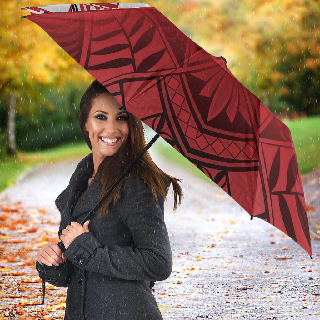 Malo e lelei Tonga Umbrella Ngatu Tokelau Feletoa Fata Traditional Polynesian Pattern LT9 - Polynesian Pride