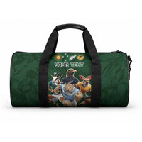 Custom Rugby Southern Hemisphere Duffle Bag Argentina AUNZ South Africa Mascot Green LT9 One size Green - Polynesian Pride