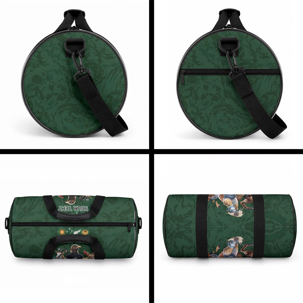 Custom Rugby Southern Hemisphere Duffle Bag Argentina AUNZ South Africa Mascot Green LT9 - Polynesian Pride