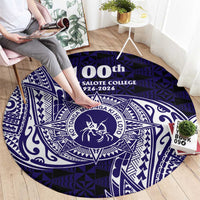 Tonga Queen Salote College 100th Years Round Carpet Est 1926 Tongan Ngatu Tapa LT9 - Polynesian Pride