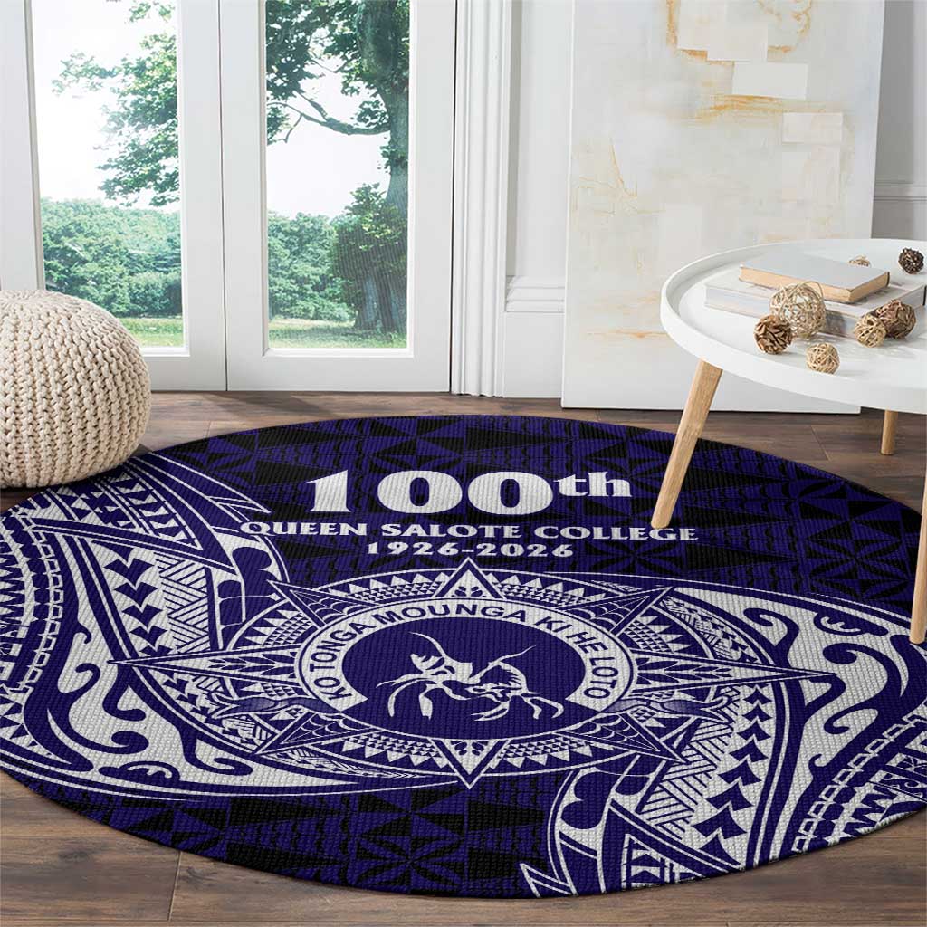 Tonga Queen Salote College 100th Years Round Carpet Est 1926 Tongan Ngatu Tapa LT9 - Polynesian Pride