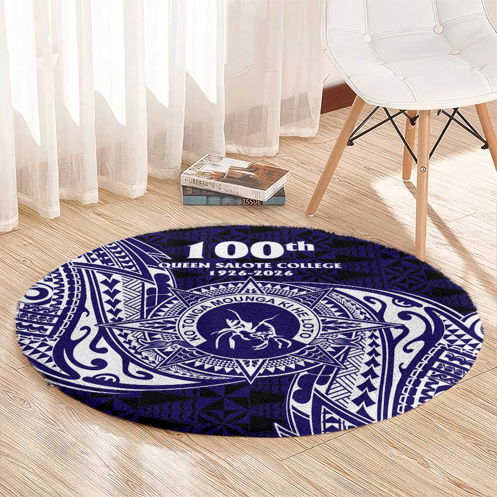 Tonga Queen Salote College 100th Years Round Carpet Est 1926 Tongan Ngatu Tapa LT9 - Polynesian Pride