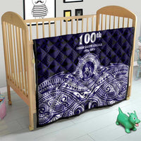 Tonga Queen Salote College 100th Years Quilt Blue Tonga Kupesi Uniquely Pacific Art LT9 - Polynesian Pride