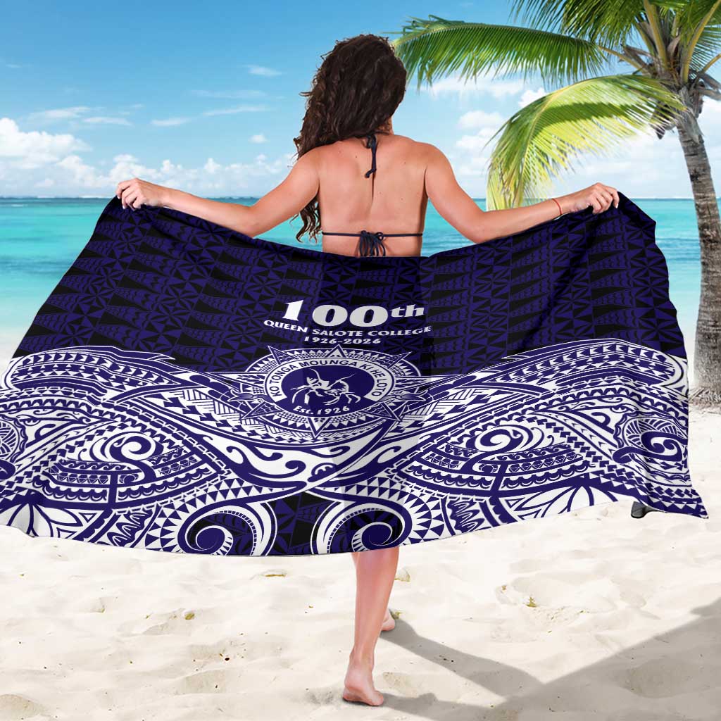Tonga Queen Salote College 100th Years Sarong Blue Tonga Kupesi Uniquely Pacific Art LT9 - Polynesian Pride