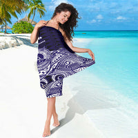 Tonga Queen Salote College 100th Years Sarong Blue Tonga Kupesi Uniquely Pacific Art LT9 - Polynesian Pride