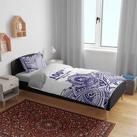 Tonga Queen Salote College 100th Years Bedding Set White Tonga Kupesi Uniquely Pacific Art LT9 - Polynesian Pride