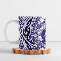 Tonga Queen Salote College 100th Years Ceramic Mug White Tonga Kupesi Uniquely Pacific Art LT9 White - Polynesian Pride