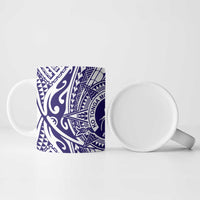 Tonga Queen Salote College 100th Years Ceramic Mug White Tonga Kupesi Uniquely Pacific Art LT9 - Polynesian Pride