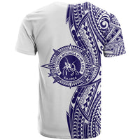Tonga Queen Salote College 100th Years T Shirt White Tonga Kupesi Uniquely Pacific Art LT9 - Polynesian Pride