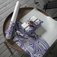 Tonga Queen Salote College 100th Years Wrapping Paper White Tonga Kupesi Uniquely Pacific Art LT9 - Polynesian Pride