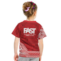 Samoa FAST Kid T Shirt Samoan Motif Patterns LT9 - Polynesian Pride