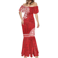 Samoa FAST Mermaid Dress Samoan Motif Patterns LT9 - Polynesian Pride
