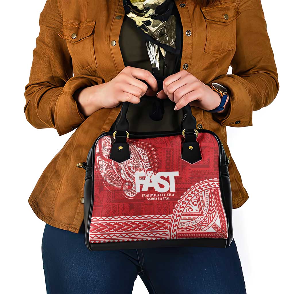 Samoa FAST Shoulder Handbag Samoan Motif Patterns LT9 - Polynesian Pride