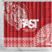 Samoa FAST Shower Curtain Samoan Motif Patterns LT9 - Polynesian Pride
