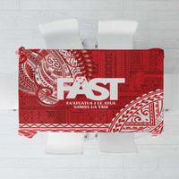 Samoa FAST Tablecloth Samoan Motif Patterns LT9 Red - Polynesian Pride