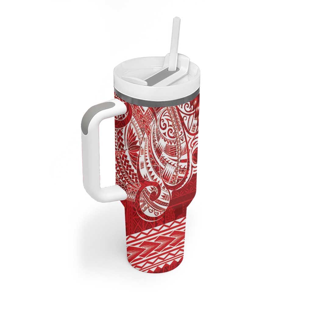 Samoa FAST Tumbler With Handle Samoan Motif Patterns LT9 - Polynesian Pride