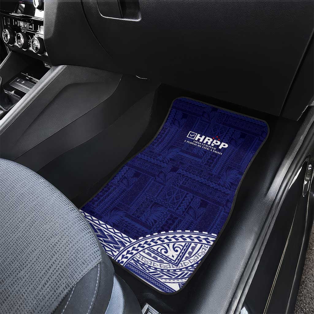 Samoa HRPP Car Mats Samoan Motif Patterns LT9 - Polynesian Pride