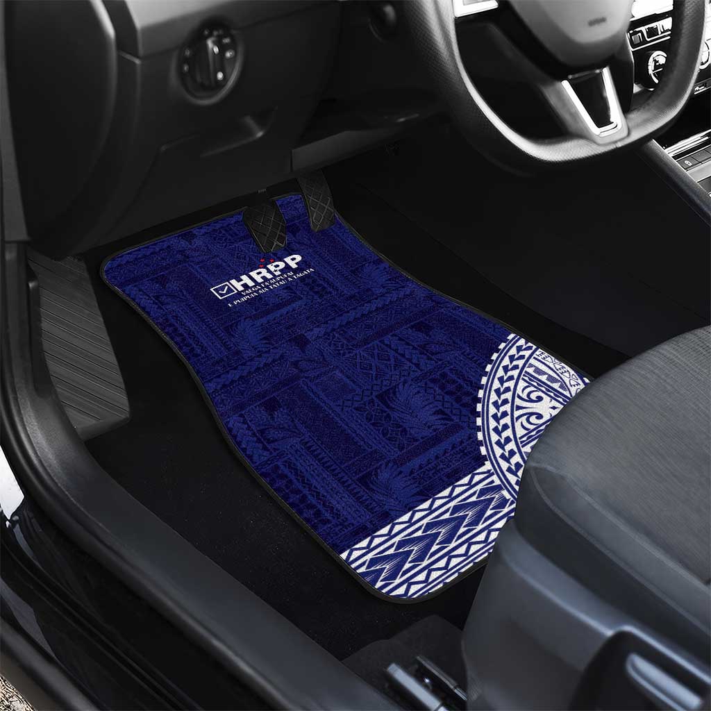 Samoa HRPP Car Mats Samoan Motif Patterns LT9 - Polynesian Pride