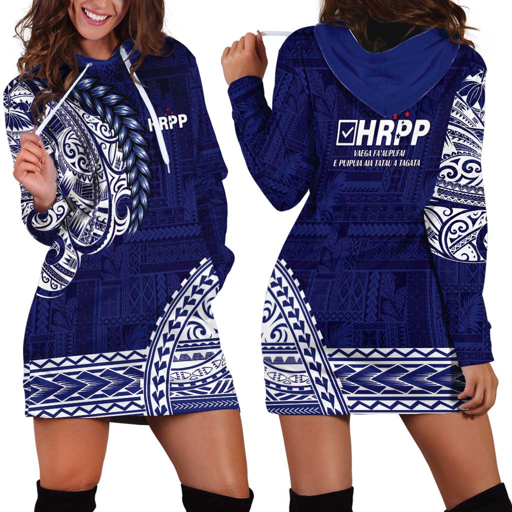 Samoa HRPP Hoodie Dress Samoan Motif Patterns LT9 - Polynesian Pride