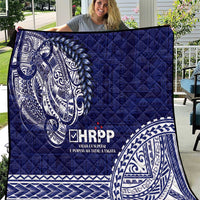 Samoa HRPP Quilt Samoan Motif Patterns LT9 Blue - Polynesian Pride