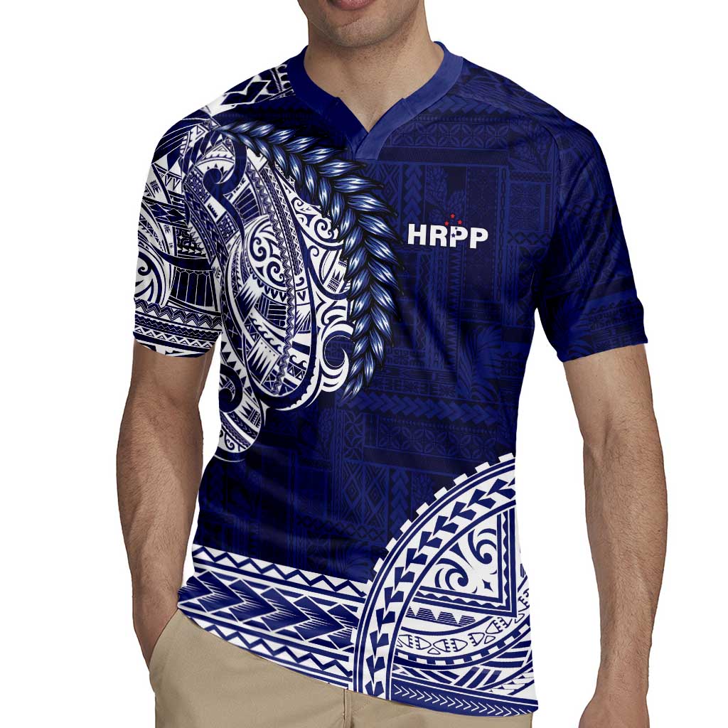 Samoa HRPP Rugby Jersey Samoan Motif Patterns LT9 - Polynesian Pride
