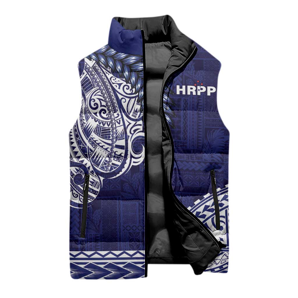 Samoa HRPP Sleeveless Puffer Jacket Samoan Motif Patterns LT9 - Polynesian Pride