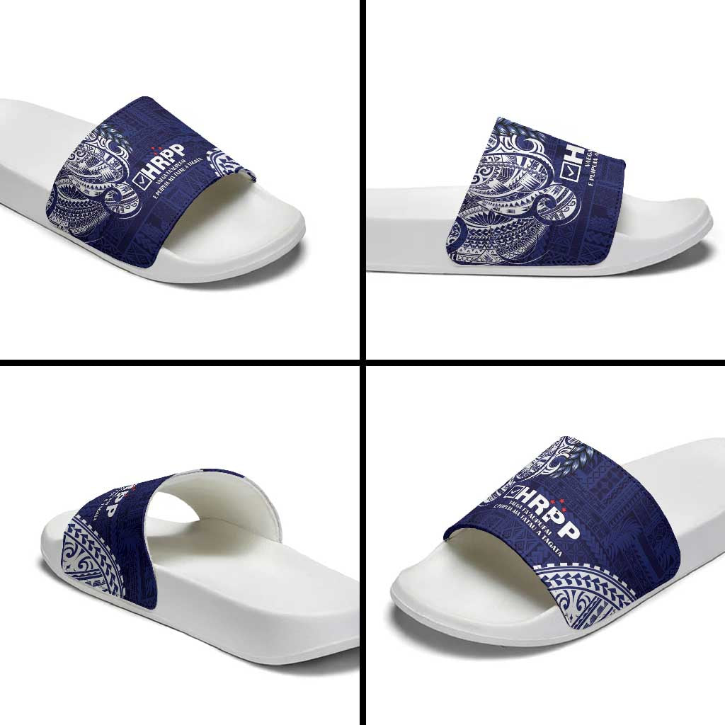 Samoa HRPP Slide Sandals Samoan Motif Patterns LT9 - Polynesian Pride