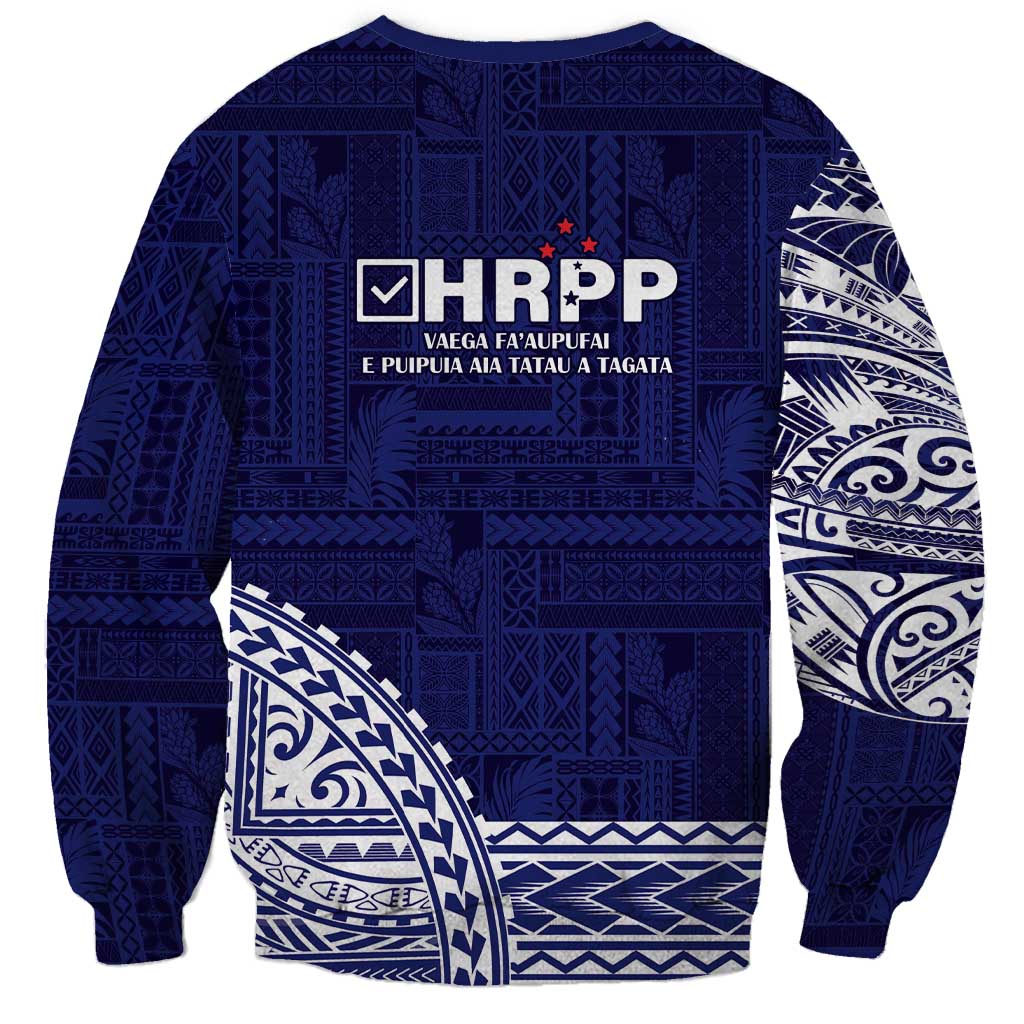 Samoa HRPP Sweatshirt Samoan Motif Patterns LT9 - Polynesian Pride