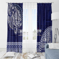 Samoa HRPP Window Curtain Samoan Motif Patterns LT9 - Polynesian Pride