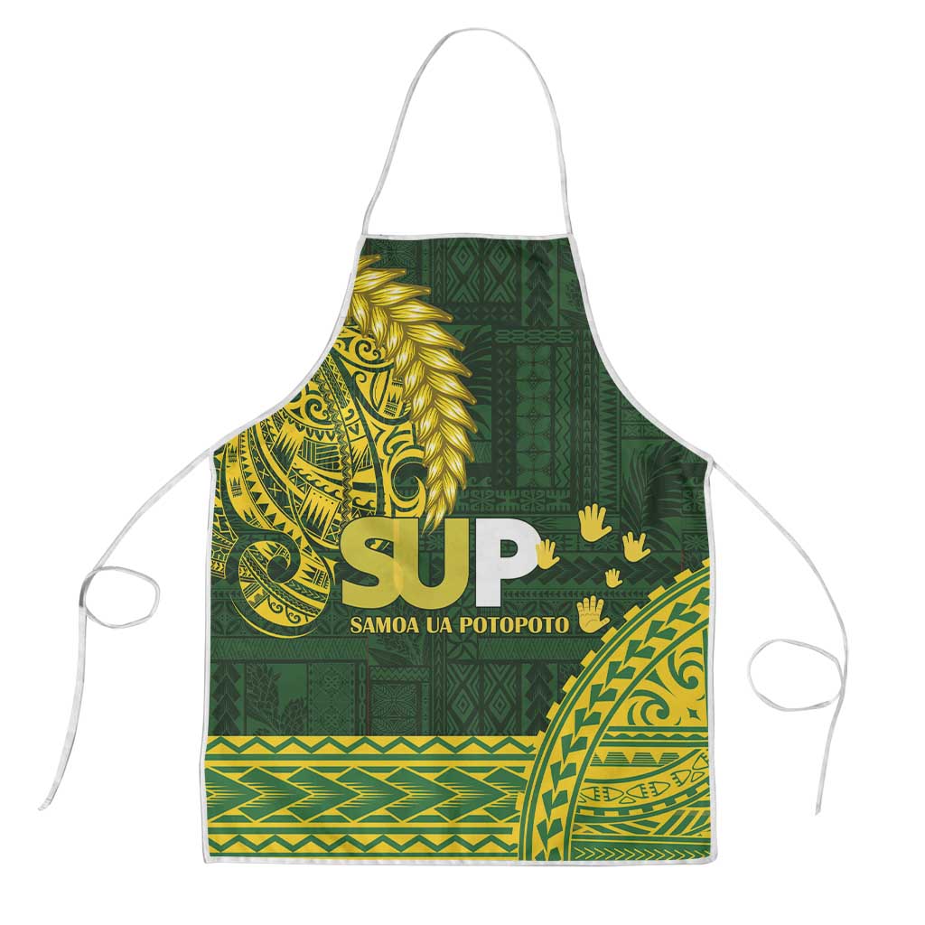 Samoa SUP Apron Samoan Motif Patterns LT9 Green - Polynesian Pride