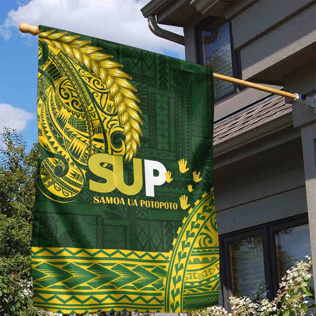 Samoa SUP Garden Flag Samoan Motif Patterns LT9 - Polynesian Pride