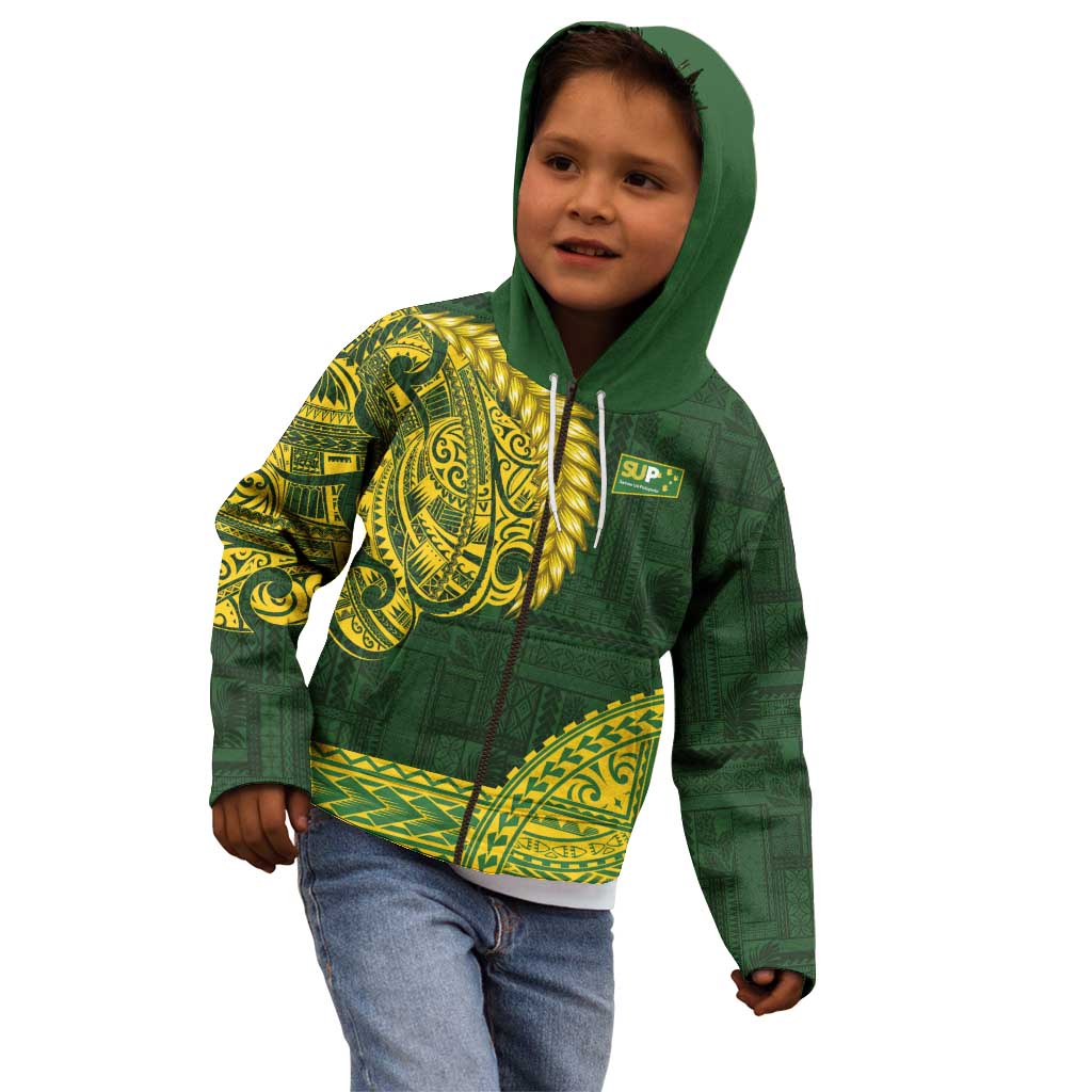 Samoa SUP Kid Hoodie Samoan Motif Patterns LT9 - Polynesian Pride