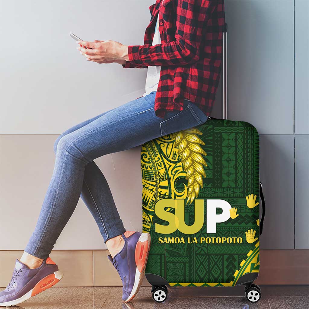 Samoa SUP Luggage Cover Samoan Motif Patterns LT9 - Polynesian Pride