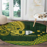 Samoa SUP Round Carpet Samoan Motif Patterns LT9 - Polynesian Pride