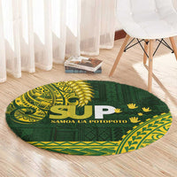 Samoa SUP Round Carpet Samoan Motif Patterns LT9 - Polynesian Pride