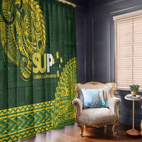Samoa SUP Window Curtain Samoan Motif Patterns LT9 - Polynesian Pride