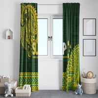 Samoa SUP Window Curtain Samoan Motif Patterns LT9 - Polynesian Pride