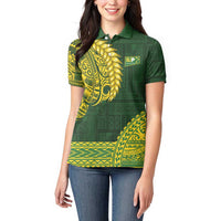 Samoa SUP Women Polo Shirt Samoan Motif Patterns LT9 - Polynesian Pride