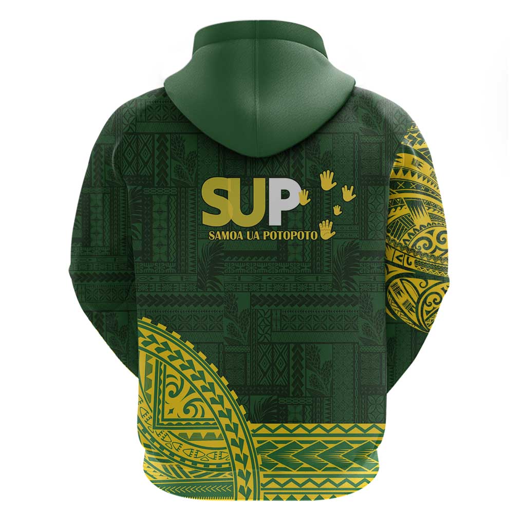 Samoa SUP Zip Hoodie Samoan Motif Patterns LT9 - Polynesian Pride