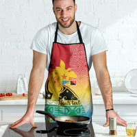 Personalised Torba PNG Day Apron Oro Tapa Pattern LT9 - Polynesian Pride