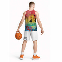 Personalised Torba PNG Day Basketball Jersey Oro Tapa Pattern LT9 - Polynesian Pride