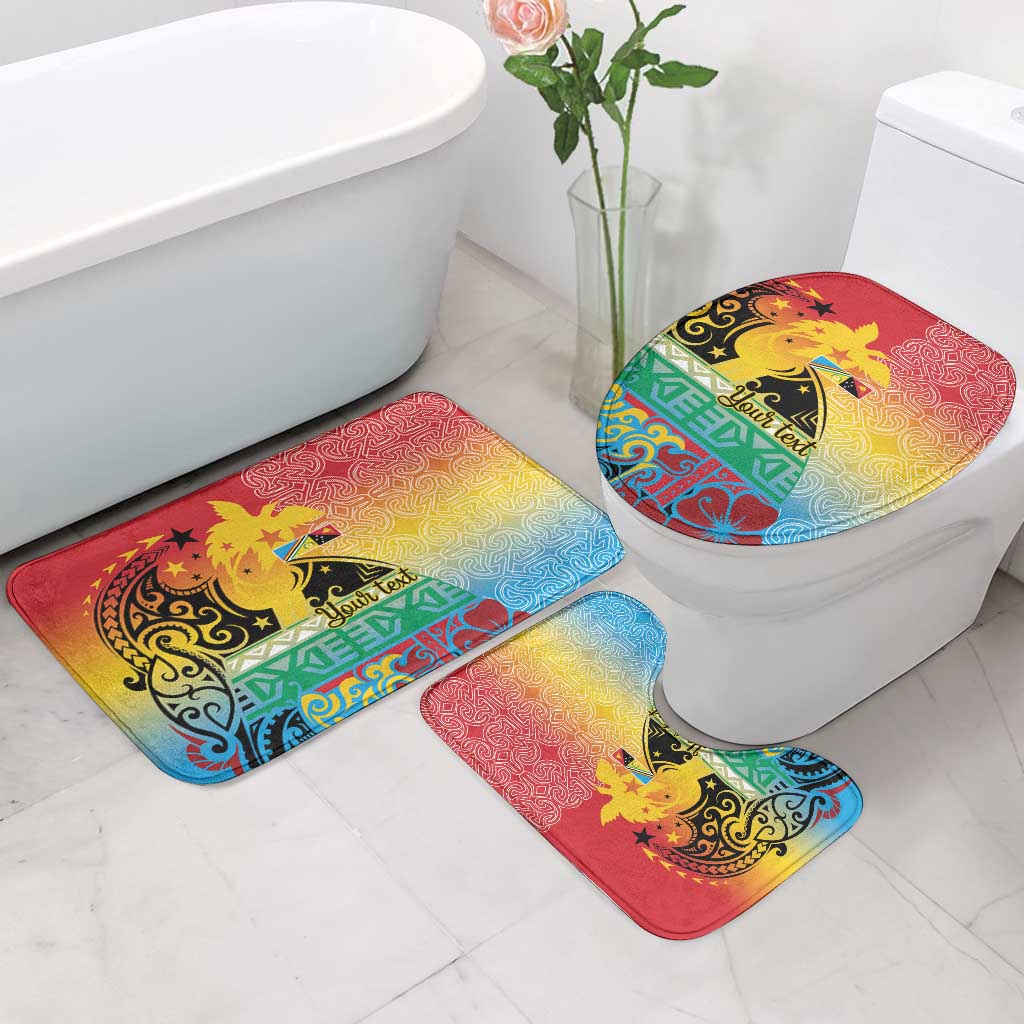 Personalised Torba PNG Day Bathroom Set Oro Tapa Pattern LT9 - Polynesian Pride