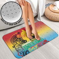 Personalised Torba PNG Day Bathroom Set Oro Tapa Pattern LT9 - Polynesian Pride