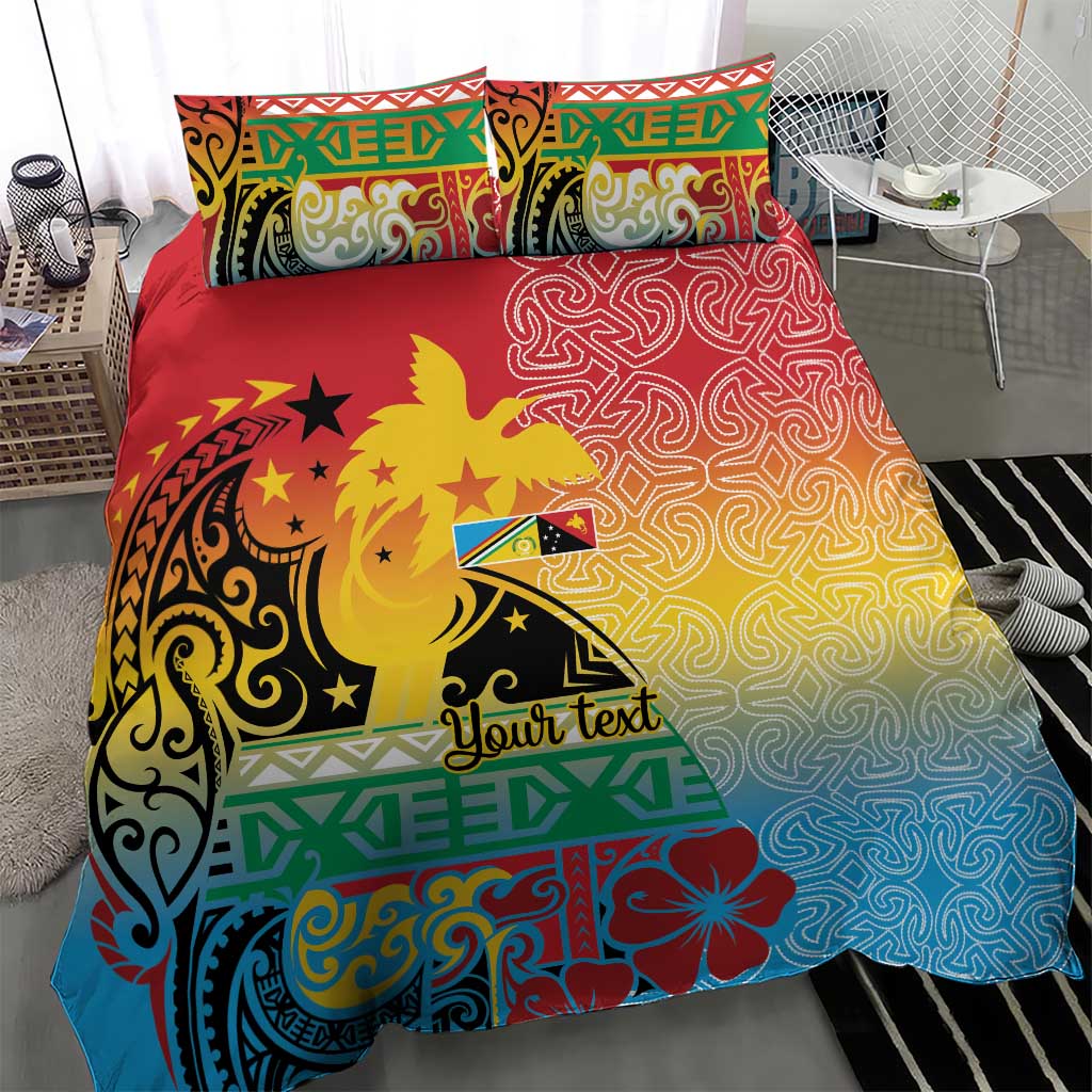 Personalised Torba PNG Day Bedding Set Oro Tapa Pattern LT9 - Polynesian Pride