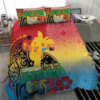 Personalised Torba PNG Day Bedding Set Oro Tapa Pattern LT9 - Polynesian Pride