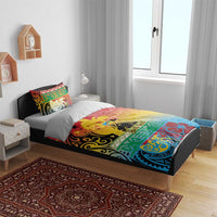 Personalised Torba PNG Day Bedding Set Oro Tapa Pattern LT9 - Polynesian Pride