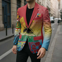 Personalised Torba PNG Day Blazer Oro Tapa Pattern LT9 - Polynesian Pride